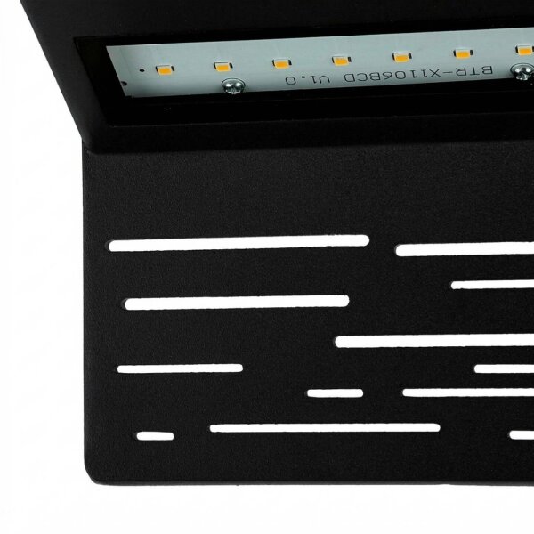 Applique extérieure LED IP44 L : 15 cm Aluminium Verre Down