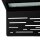 Applique extérieure LED IP44 L : 15 cm Aluminium Verre Down
