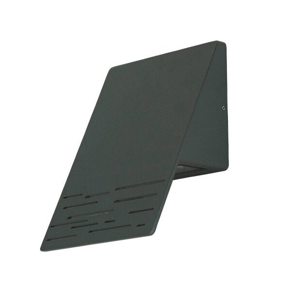 Lampe dextérieur LED anthracite IP44 15 cm de large Alu glas Down