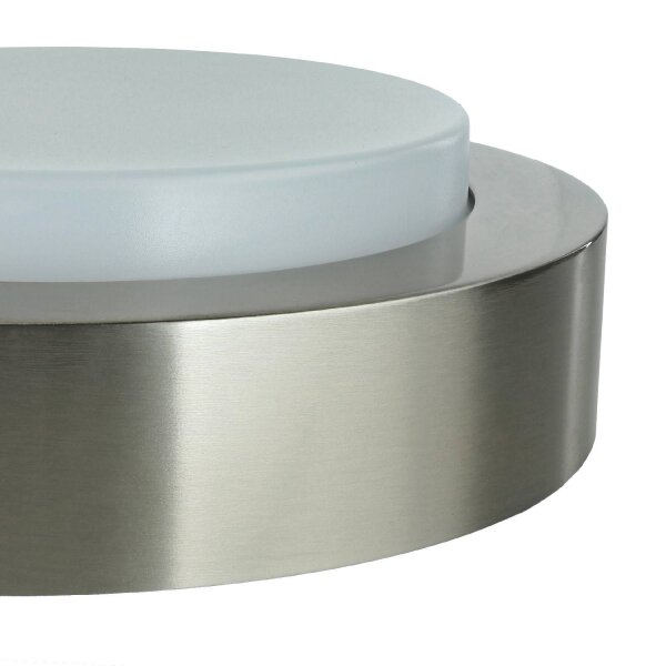 Applique LED extérieure acier inoxydable IP44 3000 K ronde Ø 20 cm
