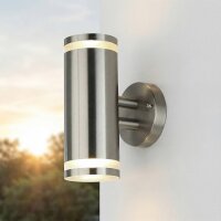 Lampe dextérieur mur acier inoxydable 23 cm de...