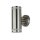 Lampe dextérieur mur acier inoxydable 23 cm de haut IP44 GU10 LED