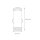 Lampe dextérieur mur acier inoxydable 23 cm de haut IP44 GU10 LED
