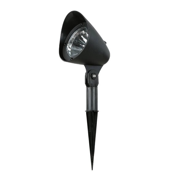 Lampe de jardin LED Piquet de terre, jeu de 4 prises Câble anthracite