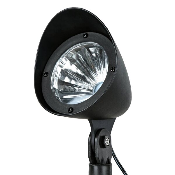 Lampe de jardin LED Piquet de terre, jeu de 4 prises Câble anthracite