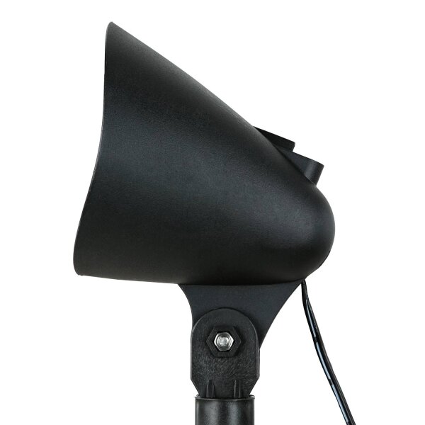 Lampe de jardin LED Piquet de terre, jeu de 4 prises Câble anthracite