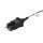 Lampe de jardin LED Piquet de terre, jeu de 4 prises Câble anthracite