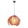 Suspension Tissu 80 cm de large H : max. 120 cm flexible Rose