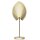 Lampe de table en métal de 55 cm de haut en or mat pour E27