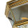Plafonnier dextérieur laiton verre IP44 Vintage