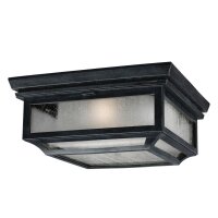 Plafonnier antique WEST zinc vintage carré IP44