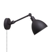 Applique avec câble et fiche métal E27...