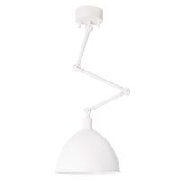 Lampe de plafonnier m&eacute;tal bras articul&eacute; L :...
