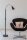 Petit lampadaire 140 cm E14 Noir Rétro Métal