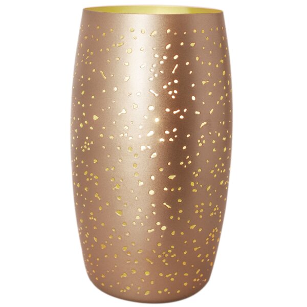 Lampe de chevet métal E27 26 cm en or décoratif GITTE