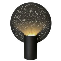 Lampe de table m&eacute;tal noir 50 cm pour E27...