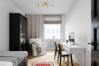 Spot de plafond GU10 4 flammes allongé 83 cm en or