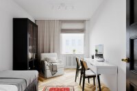Spot lampe métal 83 cm long blanc mat GU10 4-flamme