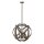 Lampe &agrave; suspendre antique faite main &agrave; lext&eacute;rieur ronde IP44