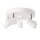 Spot de plafond blanc GU10 4-flamme petit Ø 30 cm