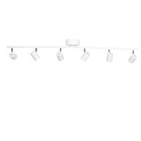 Projecteur de plafond 6 flammes GU10 124 cm de long XXL...