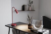 Lampe de bureau métal 51 cm de haut rouge...