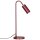Lampe de bureau métal 51 cm de haut rouge foncé GU10