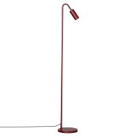 Lampadaire en métal 146 cm rouge foncé GU10...
