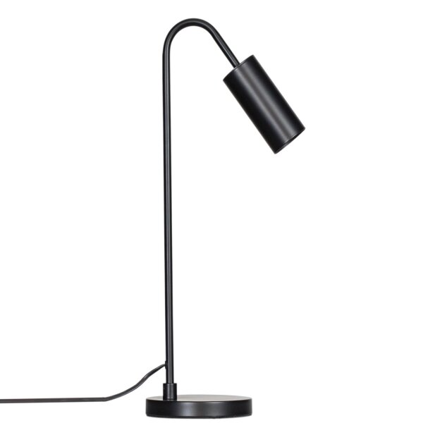 Lampe de bureau noire hauteur 51 cm métal GU10