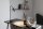 Lampe de bureau noire hauteur 51 cm métal GU10