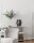 Lampe de table E27 37 cm métal verre fumé tripode