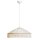 Suspension Blanc Or Ø 60 cm Abat-jour tissu franges E27