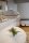 Suspension Blanc Or Ø 60 cm Abat-jour tissu franges E27