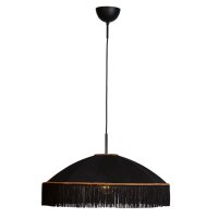 Lampe à suspendre Abat-jour tissu franges D : 60...