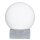 Lampe de table Marbre Verre H : 35,5 cm Abat-jour sphérique E27