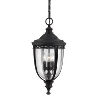 Luminaire suspendu noir extérieur résistant...