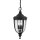 Luminaire suspendu noir ext&eacute;rieur r&eacute;sistant aux intemp&eacute;ries Balcon