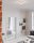Plafonnier Verre Abat-jour L : 50 cm Chrome 6x G9 Moderne