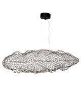 Suspension LED Fil de fer L : 115 cm H : max. 120 cm Noir