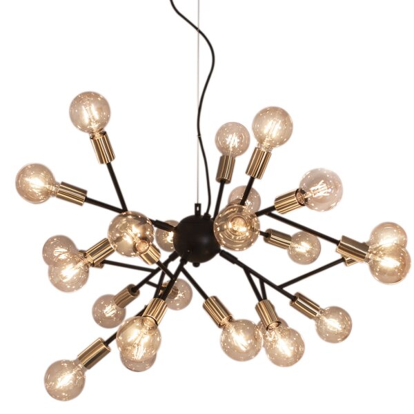 Lampe à suspendre métal L : 80 cm H : max. 120 cm 24x E27