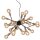 Lampe à suspendre métal L : 80 cm H : max. 120 cm 24x E27