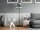 Lampadaire Verre Métal G9 165 cm de haut Rétro Noir Blanc