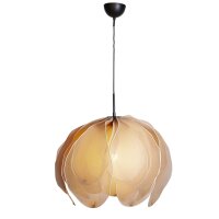 Lampe à suspendre tissu métal E27 80 cm...