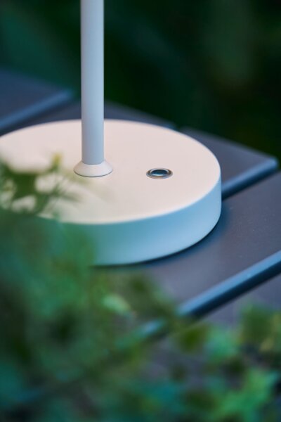 Lampe de table LED Akku IP44 34,5 cm dimmable sans fil portable