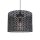 Suspension extérieure métal E27 IP44 ronde Ø 36 cm Moderne