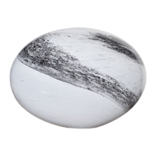 Lampe de table verre hauteur 20 cm noir gris marbré E14