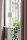 Lampe dappoint Blanc 52 cm Tissu Métal E27 Interrupteur à câble