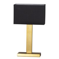 Lampe dappoint métal tissu 47 cm E27 carré...