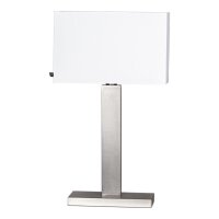 Lampe de table m&eacute;tal tissu 69,5 cm de haut E27...