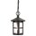 Lampe &agrave; suspendre dext&eacute;rieur Antique noire IP43 r&eacute;glable